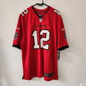Nike On Field Jersey Mens Large Tampa Bay Buccaneers Tom Brady Official Red